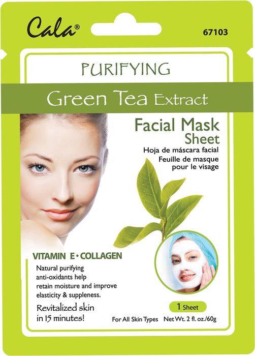 Cala Cucumber Extract Purifying Facial Mask Sheet