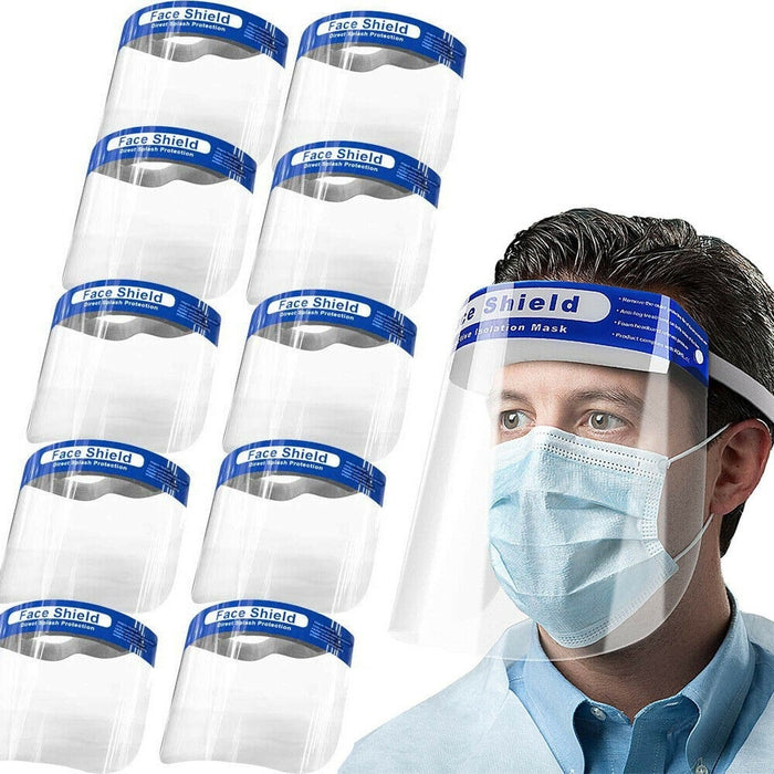Face Shield Protection PPE 10 Pack