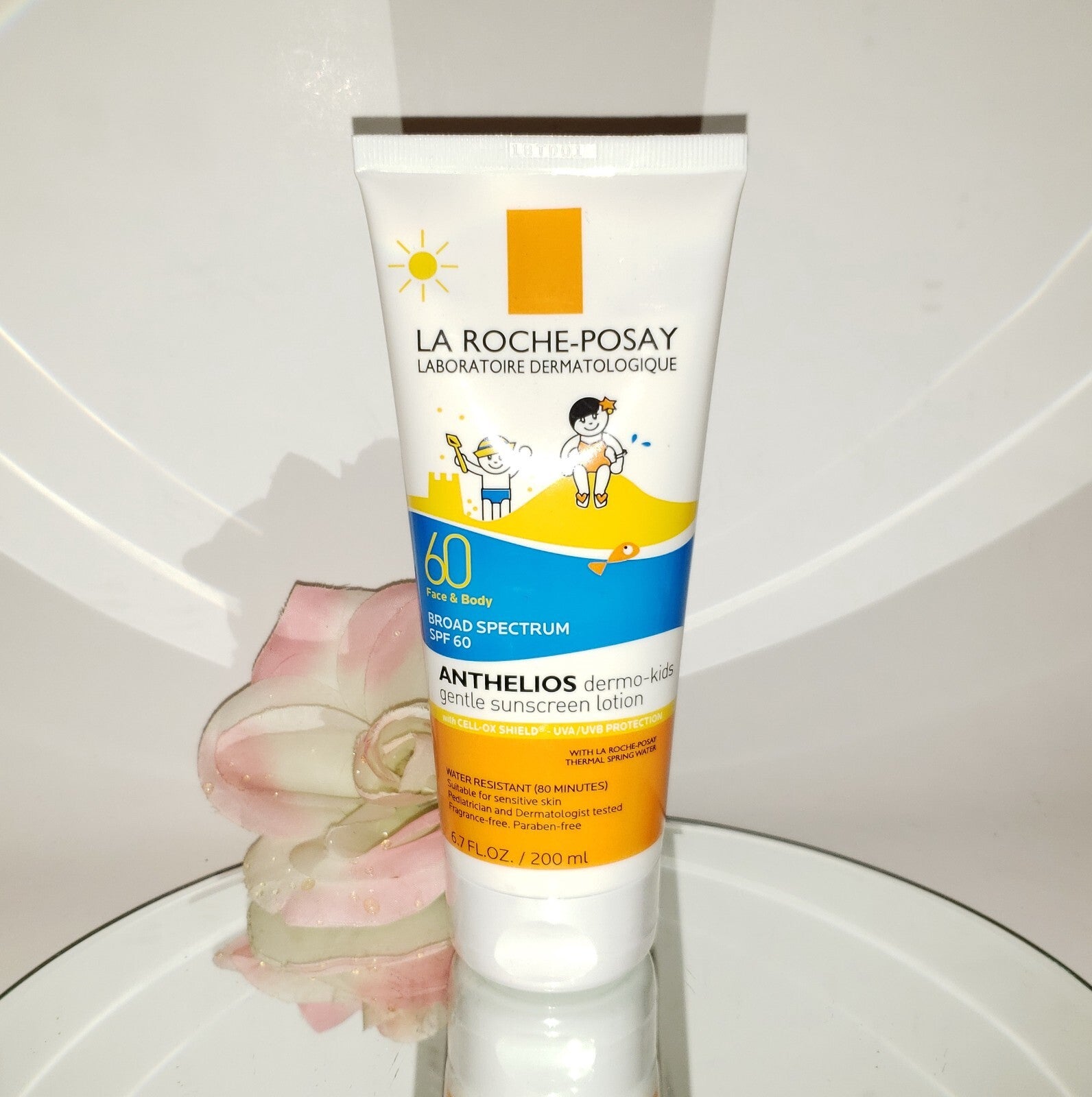 La Roche-Posay La Roche Posay Anthelios Dermo Kids Gentle Sunscreen Lotion SPF 60 FACE & BODY (6.7 OZ)
