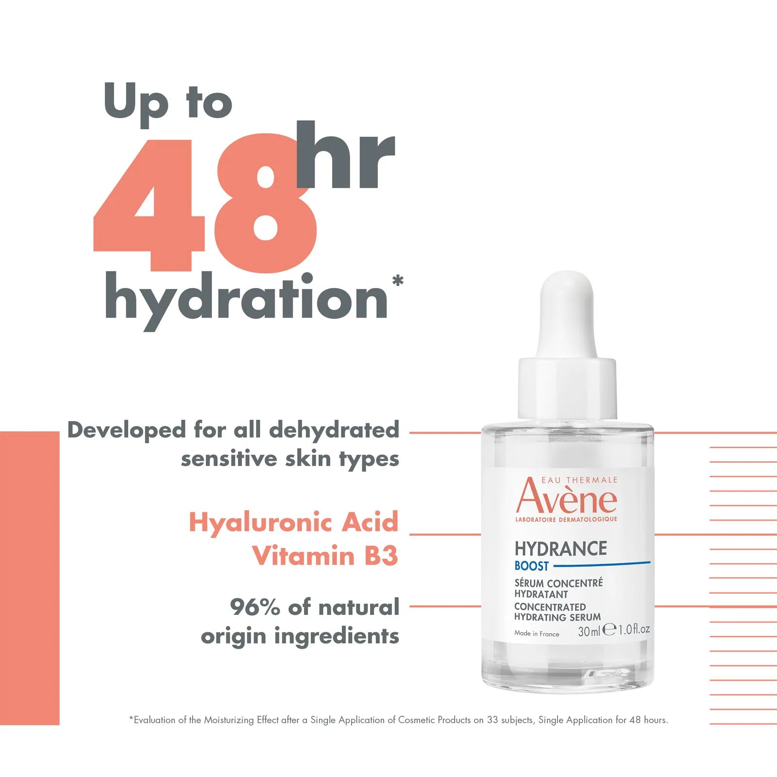 Avène Hydrance BOOST Concentrated Hydrating Serum (1 oz / 30 ml )