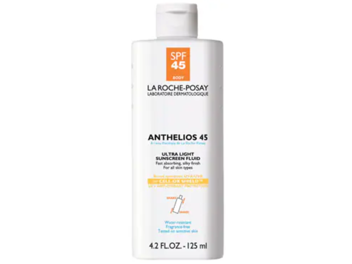 La Roche-Posay Anthelios 45 Body Shaka Ultra Fluid Sunscreen + Thermal Spring Water (4.2 FL.OZ. & 1.8 OZ. - Tube)