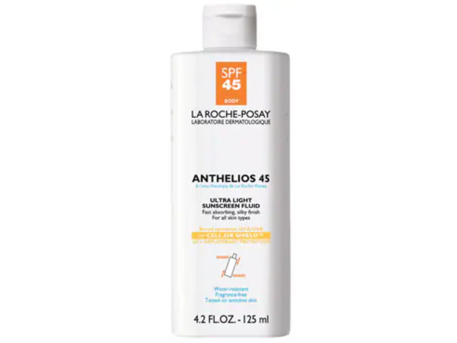 La Roche-Posay Anthelios 45 Body Shaka Ultra Fluid Sunscreen + Thermal Spring Water  (4.2 FL.OZ. & 1.8 OZ. - Tube)