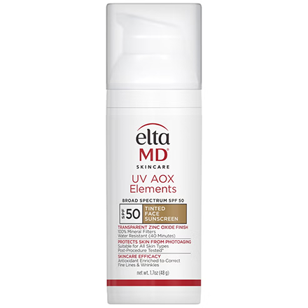 EltaMD UV AOX Elements Broad Spectrum SPF 50 (1.7 Oz) Tinted