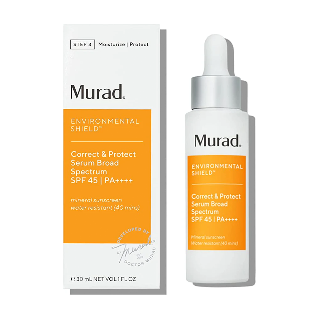 Murad Correct & Protect Serum Broad Spectrum SPF 45 PA++++ (1 oz)