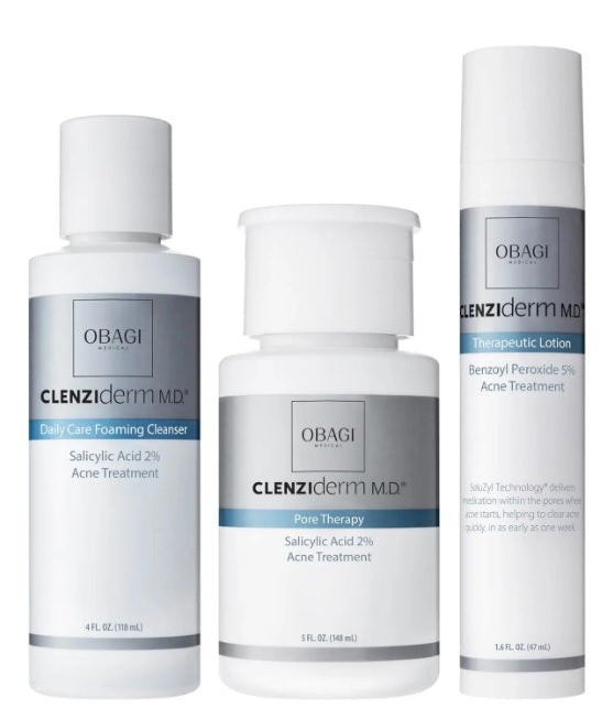 Obagi CLENZIderm MD System Acne Therapeutic System 3 Piece