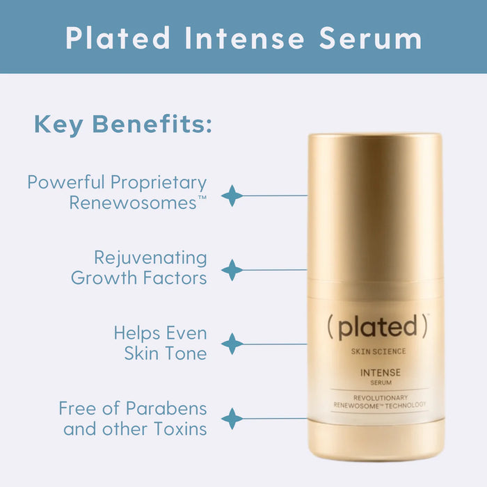 Plated Skin Science INTENSE Serum (0.5 oz / 15 ml)