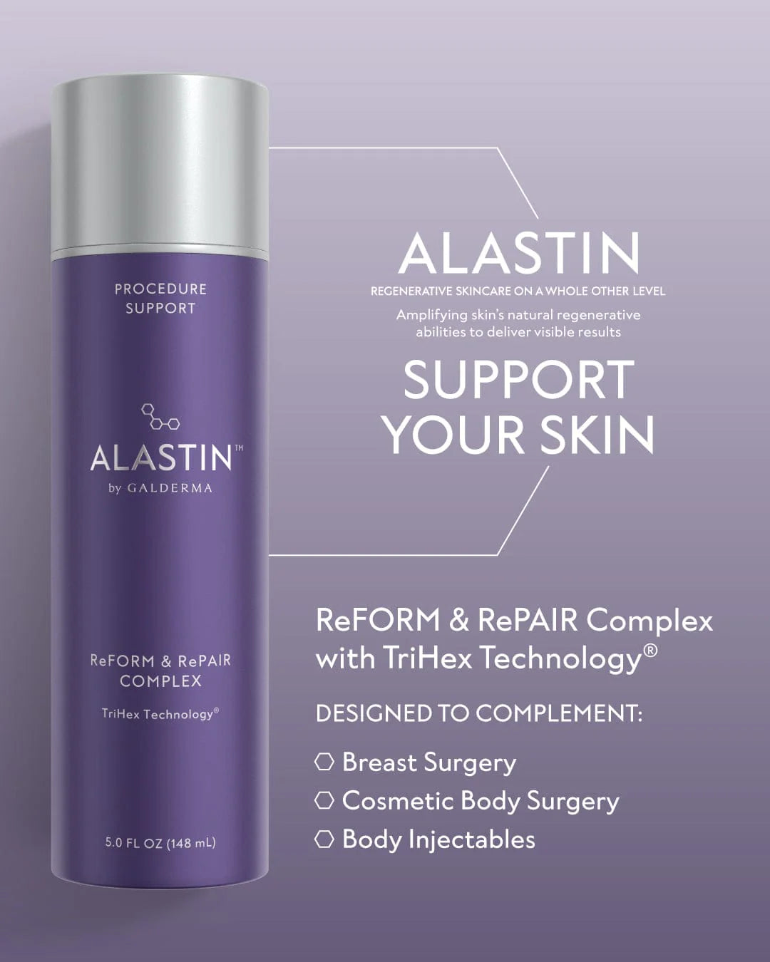 Alastin Skincare ReFORM & RePAIR COMPLEX with TriHex Technology (5 oz / 148 ml)