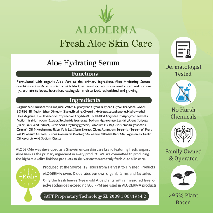 Aloe Hydrating Serum by ALODERMA