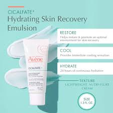 Avene Cicalfate+ Hydrating Skin Recovery Emulsion (1.35 oz/ 40 ml)