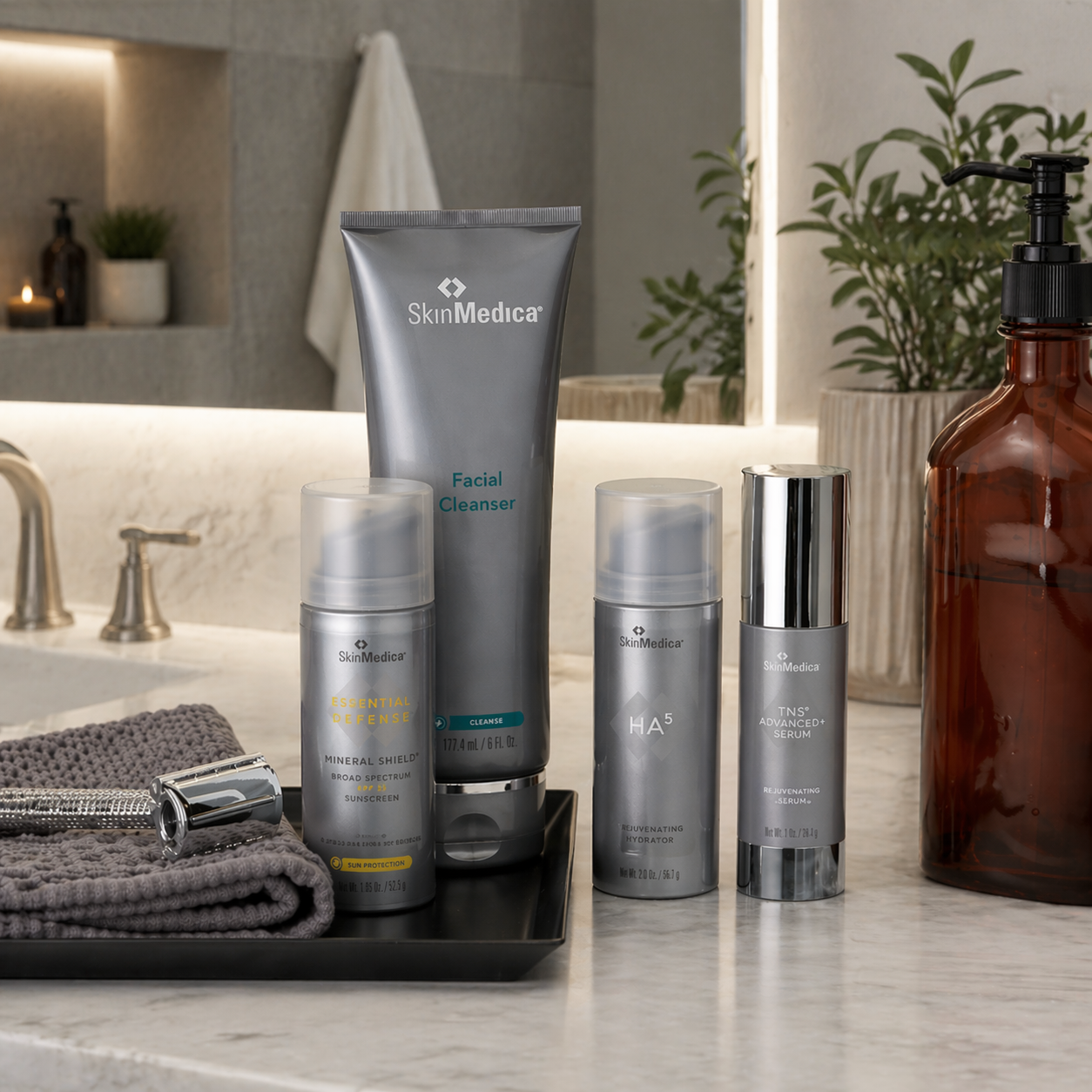 SkinMedica RegiMEN Skincare System for Men (4 Piece Kit)