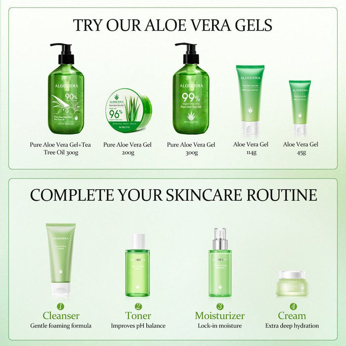 Pure Aloe Vera Skin Hydrator - 99.8% Organic Aloe by ALODERMA