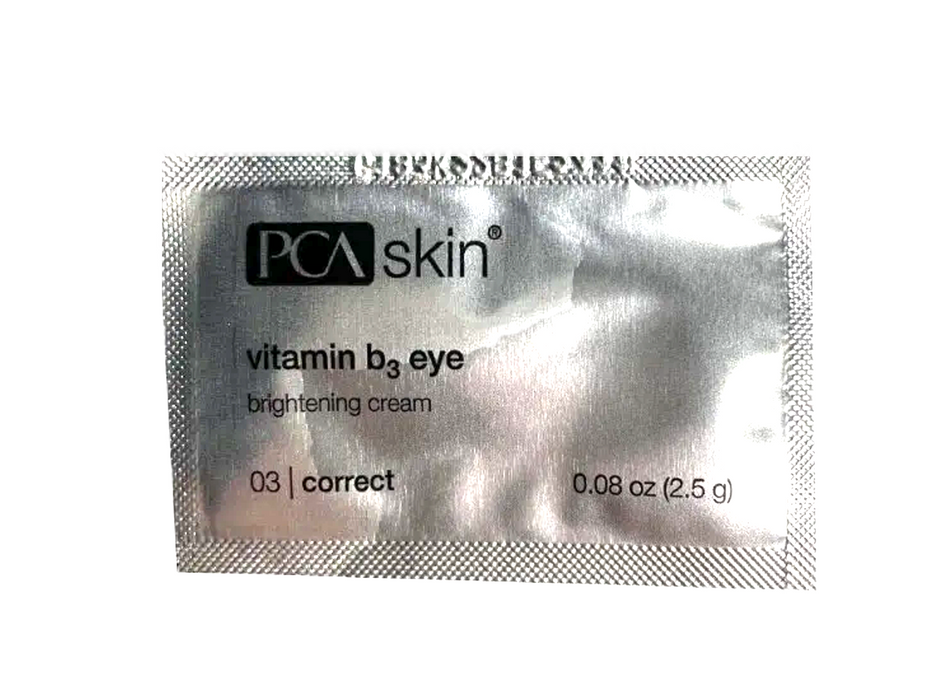 PCA Skin Vitamin b3 Eye Brightening Cream Special Size (50 PACKETTES)