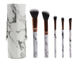 Skincare Market Marble 6-Piece Brush Set w Case (8 oz/ 226 g)