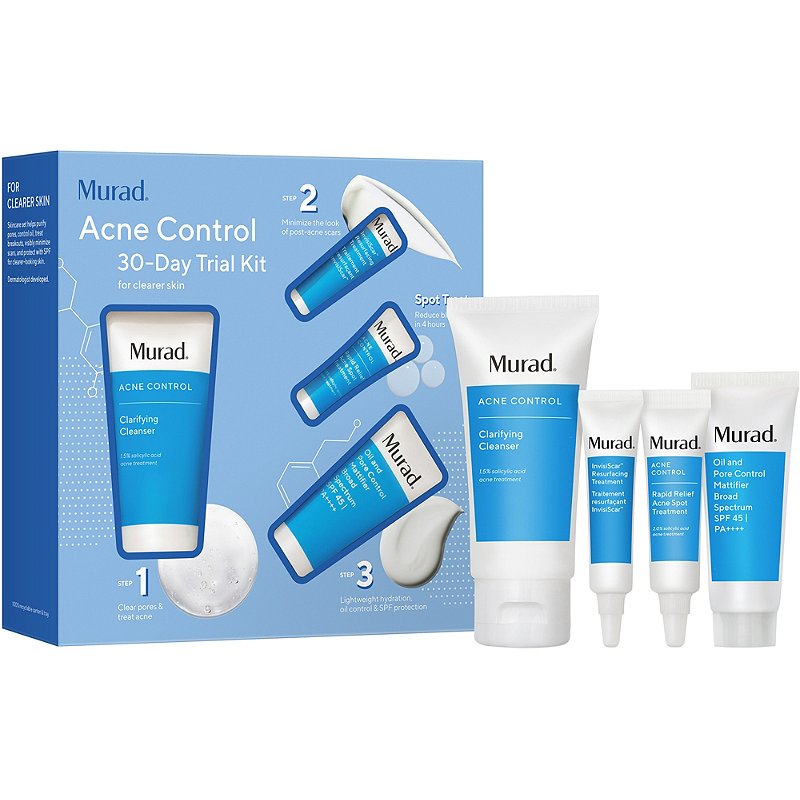 Murad Acne Control 30-Day Trial Kit (4-Piece Set)