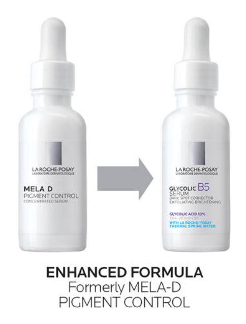 La Roche-Posay Glycolic B5 Serum Dark Spot Corrector (1 oz / 30ml) *Enhanced formula previously known as Mela-D Serum*
