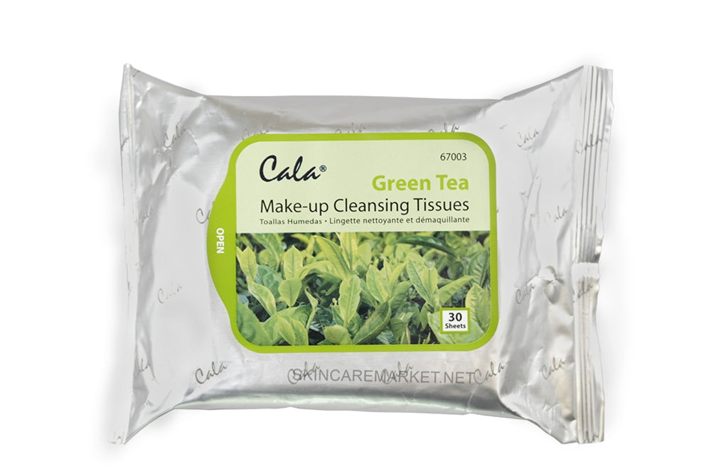 Cala Make-up Cleansing Tissues (Green Tea) 30 sheets