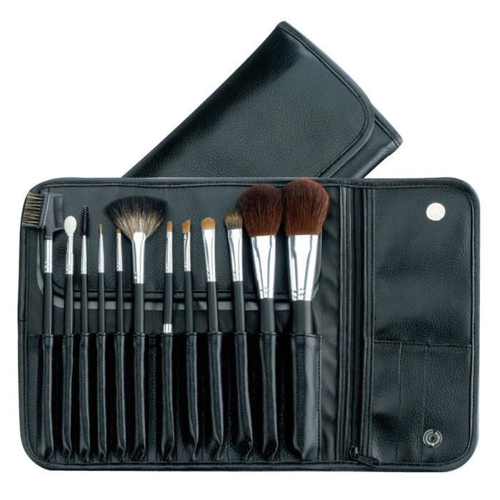 12 Piece Artist's Cosmetic Brush Collection by Cala