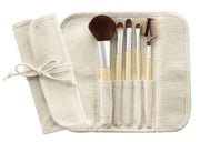 Cala Bamboo Brush Set with Fabric Pouch 5 Piece