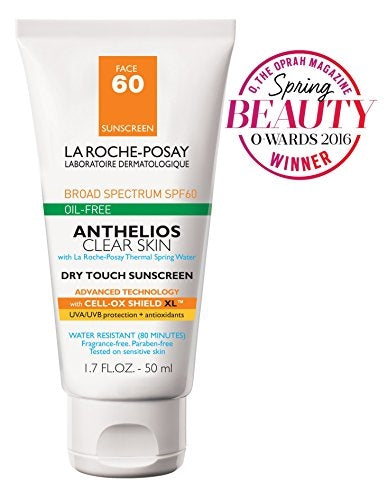 La Roche-Posay Anthelios Clear Skin SPF 60 Sunscreen (1.7 oz / 50 ml)
