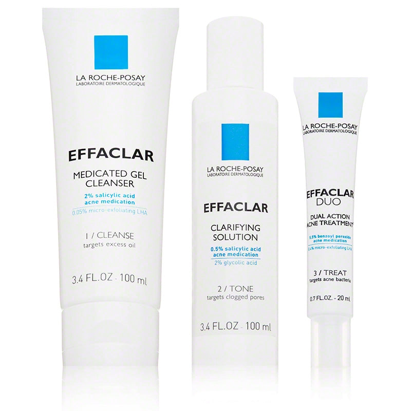 La Roche-Posay Effaclar Dermatological System (3-piece) — SkincareMarket.net