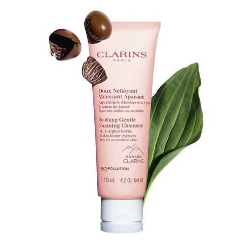 Clarins Soothing Gentle Foaming Cleanser - Dry or Sensitized Skin (4.2 oz)
